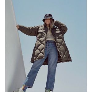 Levis Diamond Quilt Puffer Jacket